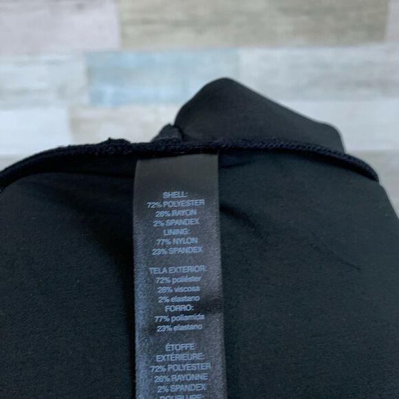 WHBM Instantly Slimming Sheath Dress Black Off The Shoulder Stretch Womens 8 - Picture 7 of 7